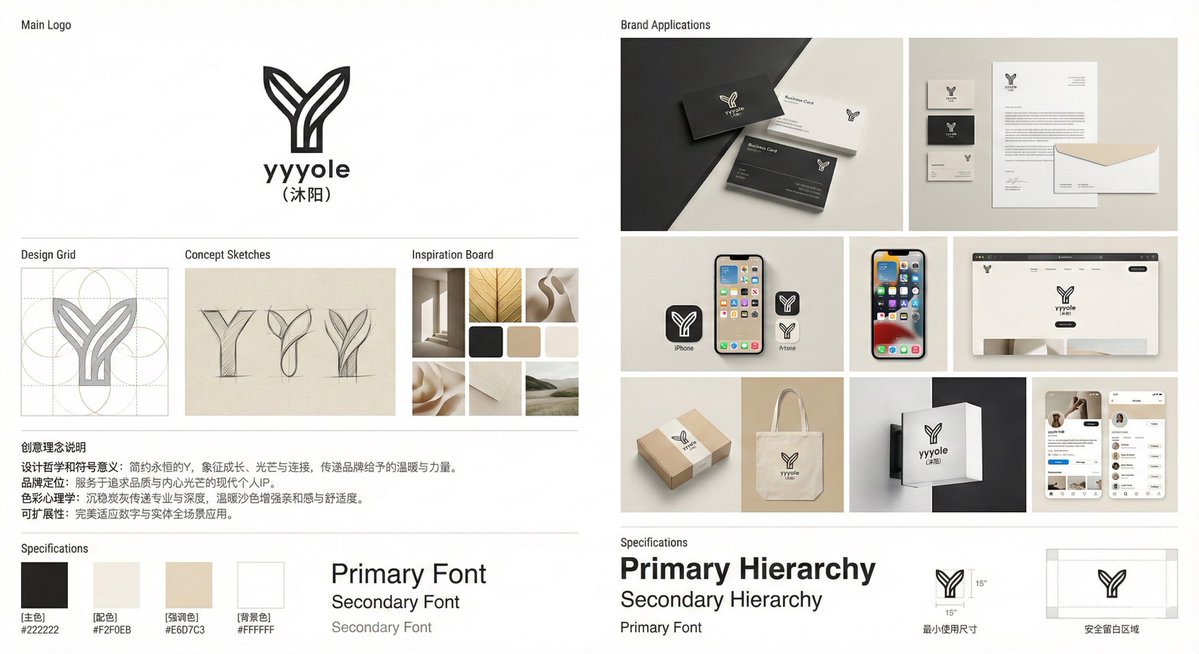 Professional Brand Visual Identity System Design Showcase, Product, nanoBanana-Pro, Application Showcase, Brand Identity reference image