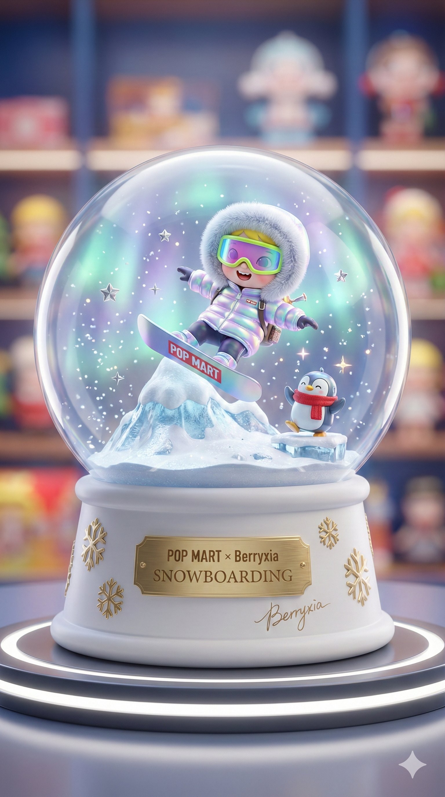 Crystal Ball Handmade Toy Prompt Analysis, Sci-Fi, nanoBanana-Pro, 3D, Chibi角色 reference image