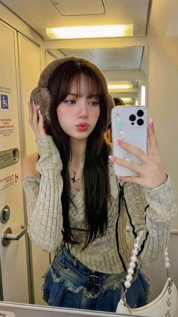 Cozy Airplane Cabin Selfie, People, nanoBanana-Pro, Airplane Cabin, Cozy reference image