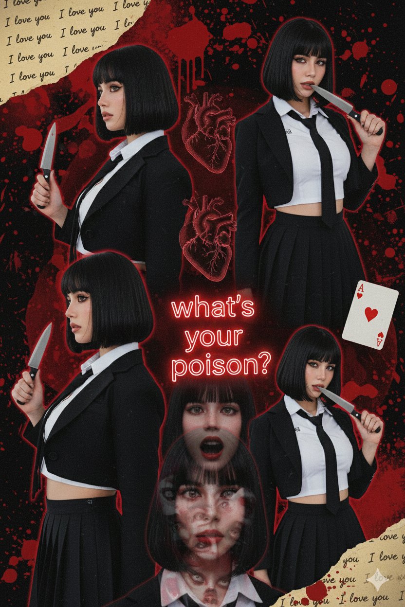 Dark Collage Fan Art Poster, Film, nanoBanana-Pro, 3D, Dark Collage reference image