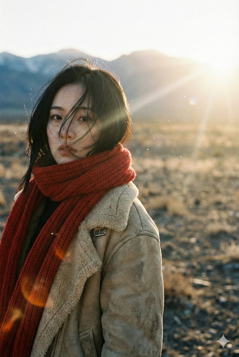 Cinematic Portrait of a Beautiful Chinese Young Woman, People, nanoBanana-Pro, Backlight, Chinese Beauty reference image