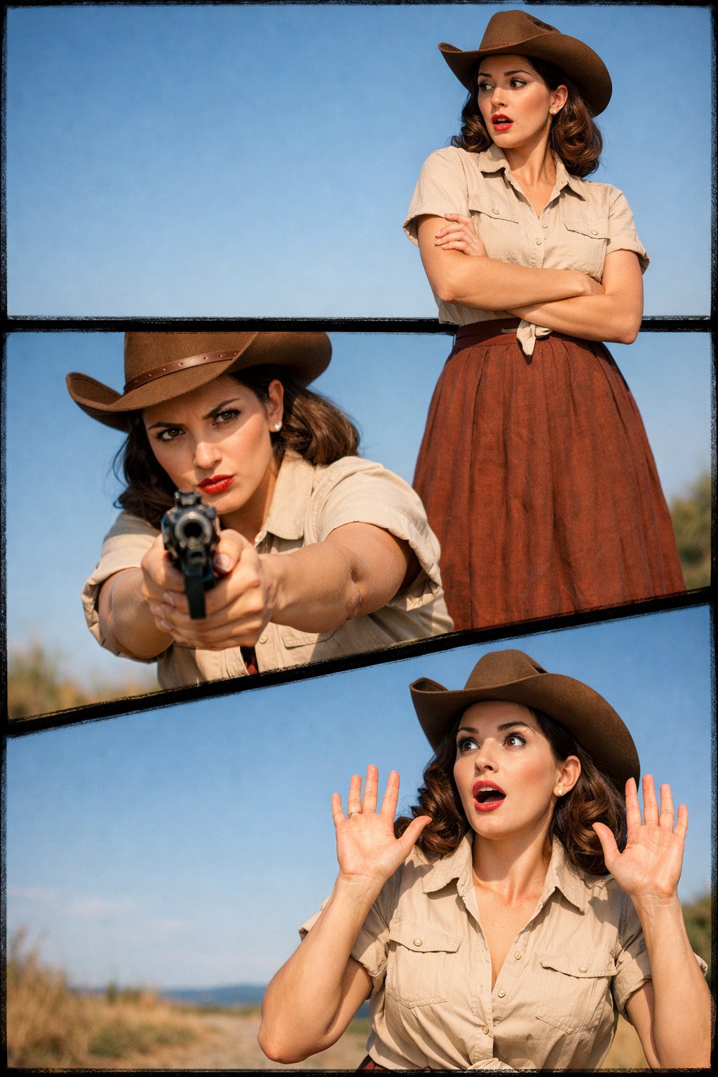 Real-Life Female Triptych, People, nanoBanana-Pro, Photorealistic, 人物 reference image, image 2 of 2