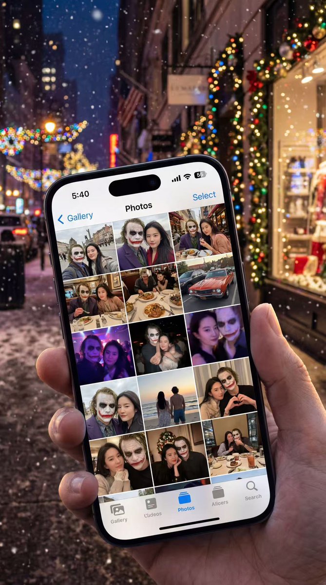 Couple's Christmas Life Album, Festival, nanoBanana-Pro, Christmas Decor, Couple's Photo reference image