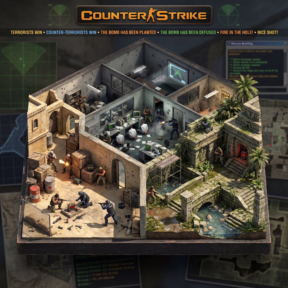 Classic Game 3D Miniature Model, Game, nanoBanana-Pro, 人物, 现实 reference image, image 3 of 4