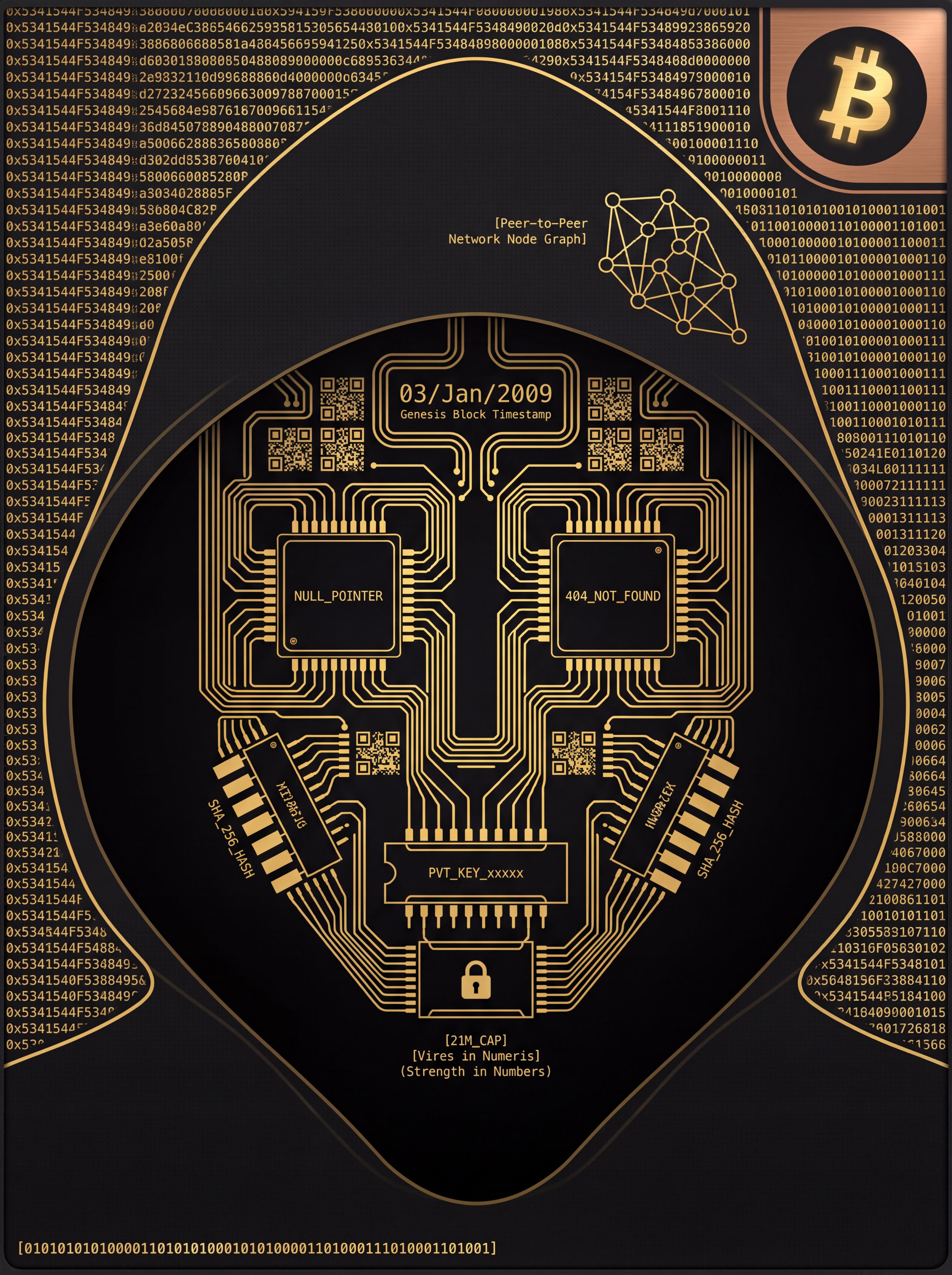 Cryptographic Phantom - Satoshi Nakamoto, Product, nanoBanana-Pro, Anonymity, Blockchain reference image