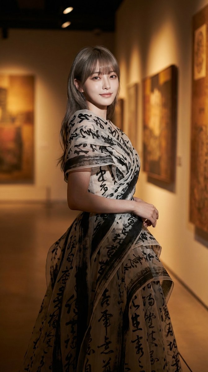 Art-Couture Cinematic Portrait, Film, nanoBanana-Pro, 3D, Artistic Wardrobe reference image