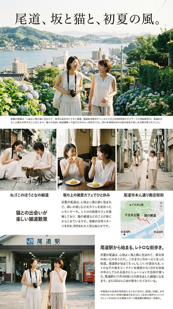尾道 Tourist Magazine, People, nanoBanana-Pro, 产品, 人物 reference image, image 2 of 2