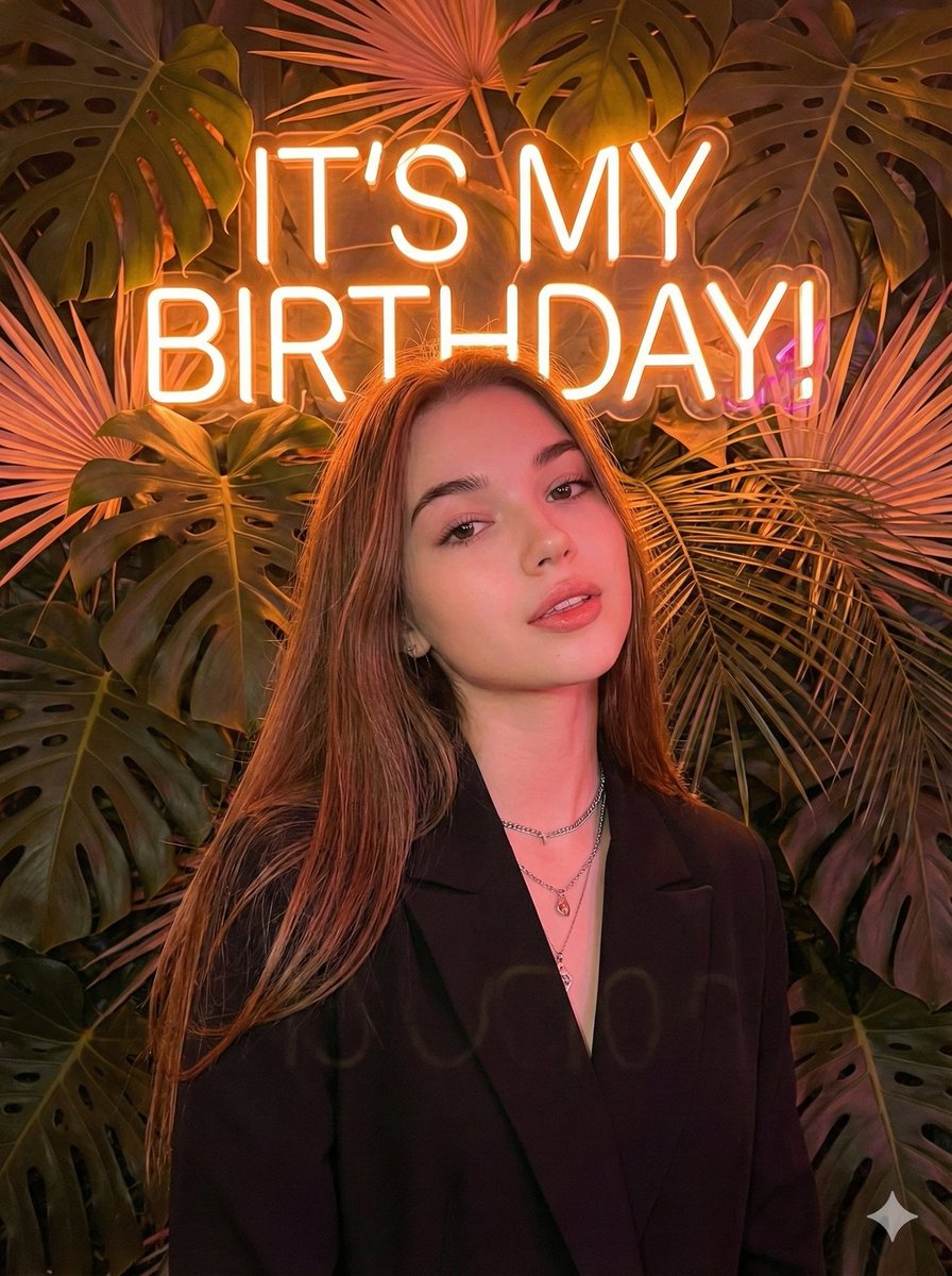 Birthday Celebration!, Fashion, nanoBanana-Pro, Celebratory Atmosphere, Cinematic Lighting reference image