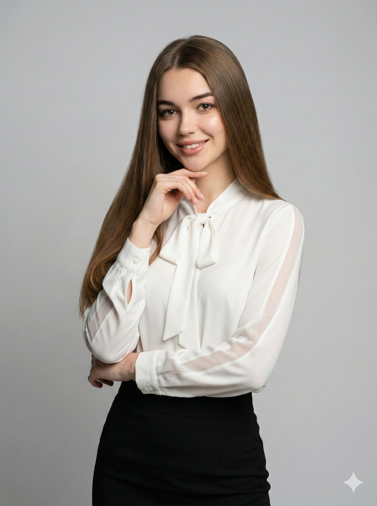 Professional Female Corporate Portrait, People, nanoBanana-Pro, Business Formal, Corporate Portrait reference image