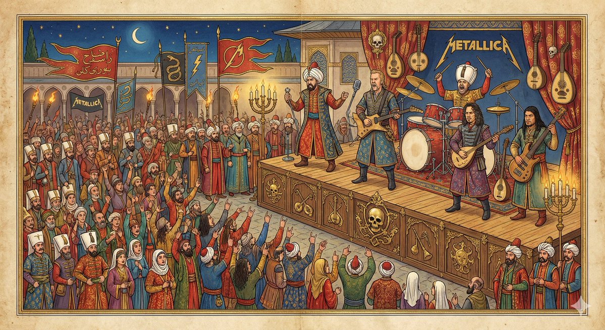 Ottoman Miniature Painting Request, People, nanoBanana-Pro, 3D, Authentic Aesthetics reference image