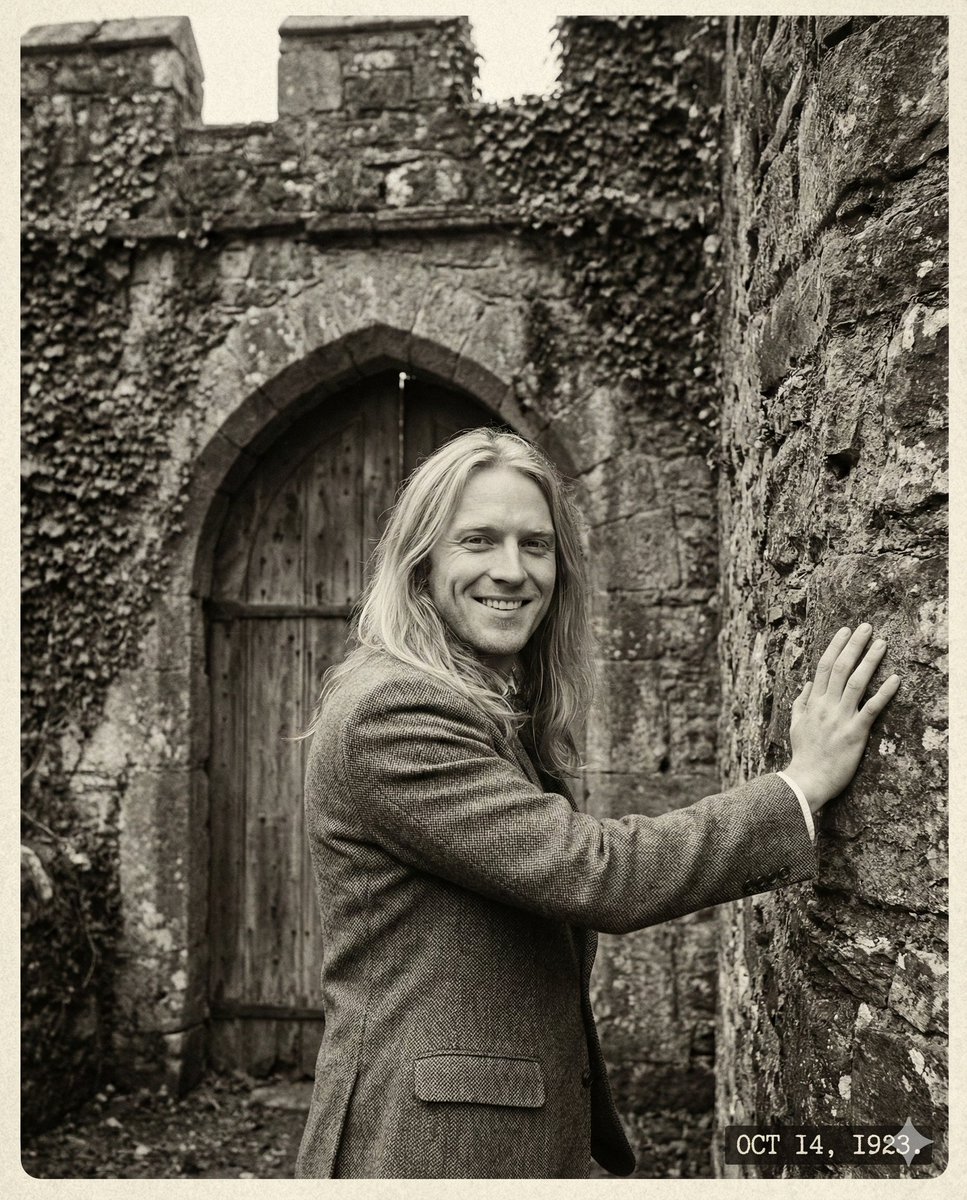 Old Castle Visit Portrait, People, nanoBanana-Pro, Camera, Face reference image