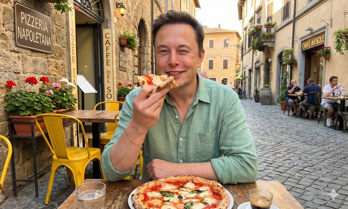 Sunlit Italian Street Pizza Experience, City, nanoBanana-Pro, 头像, 人物 reference image, image 2 of 3