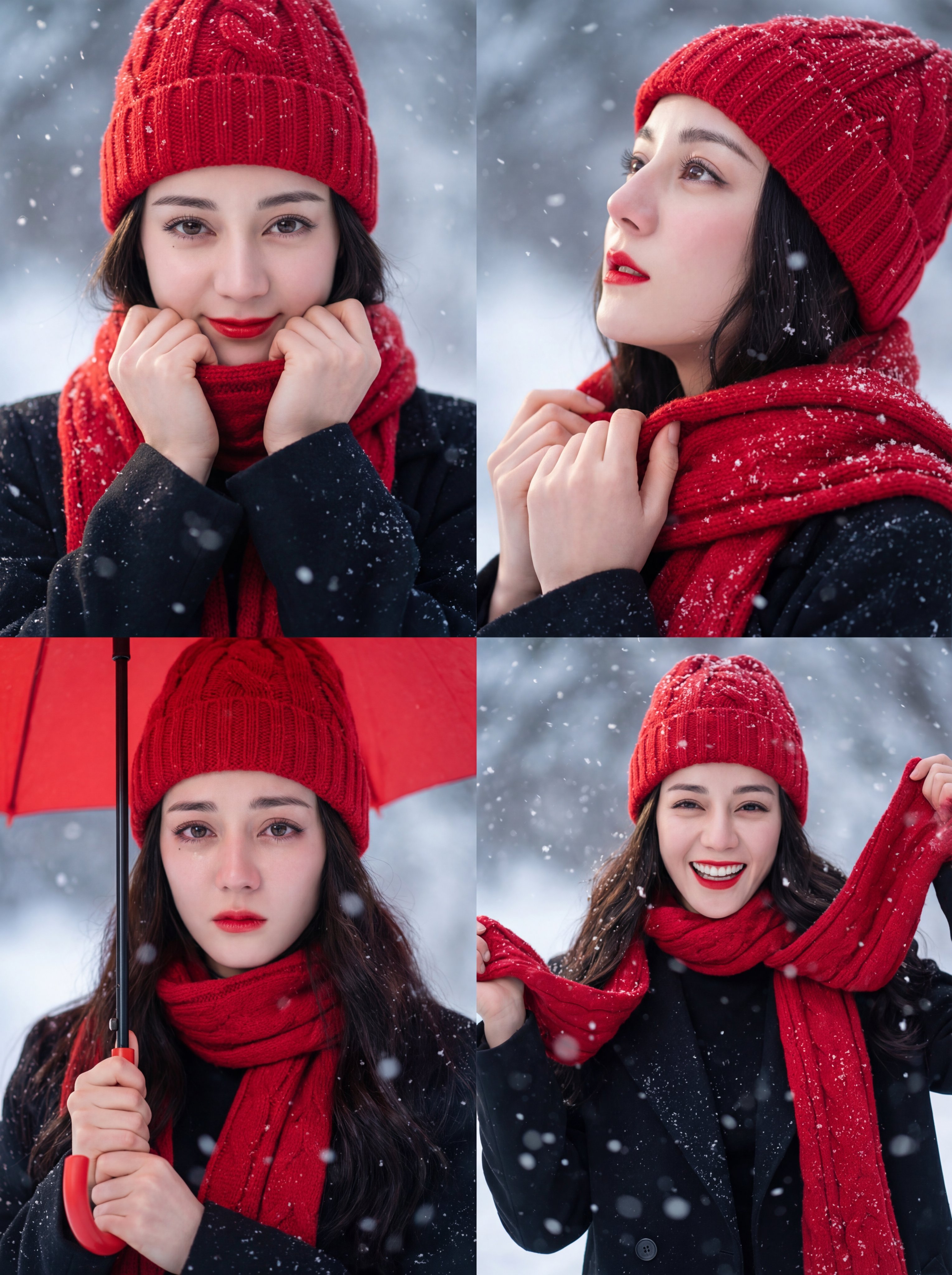 Masterpiece Winter Series - Red Spirit, Fashion, nanoBanana-Pro, 人物, 现实 reference image, image 2 of 2