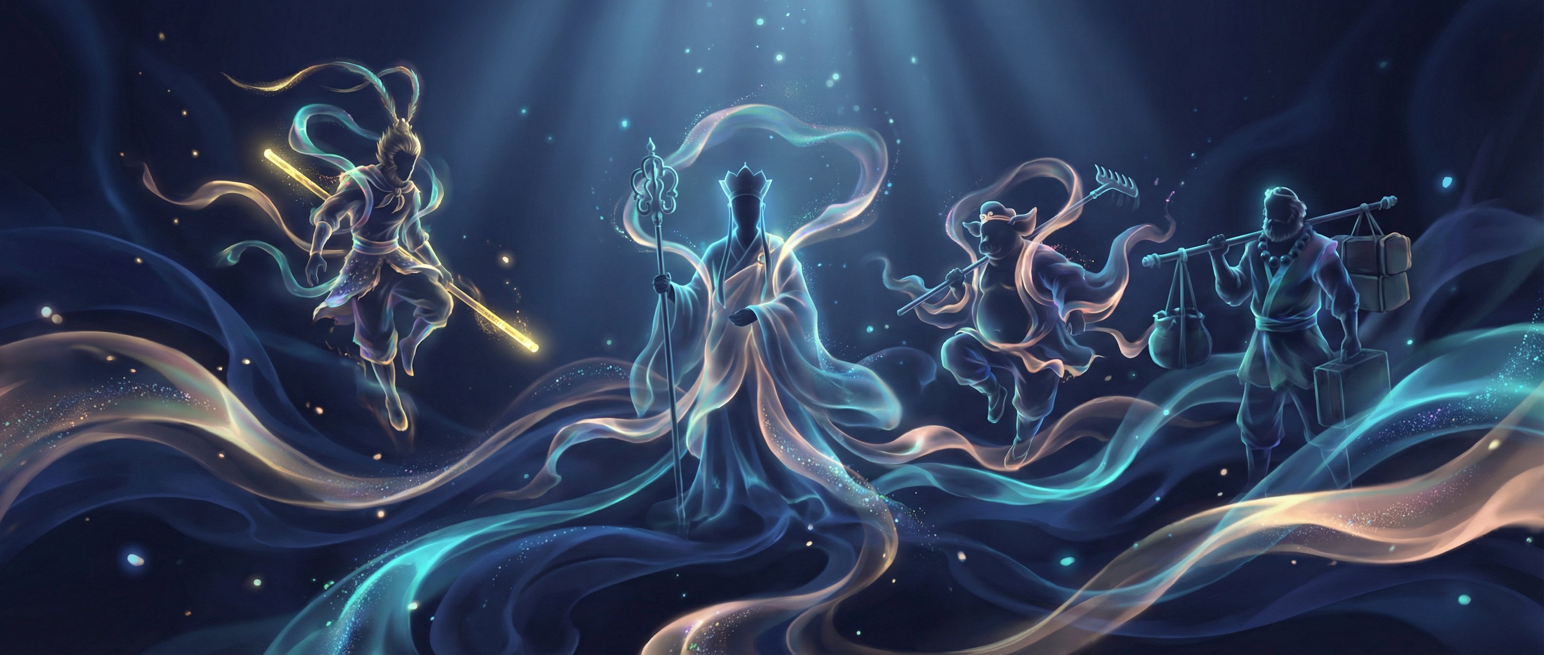 Ethereal Hanfu Spirit, Fantasy, nanoBanana-Pro, 8K Resolution, Abstract Fantasy reference image