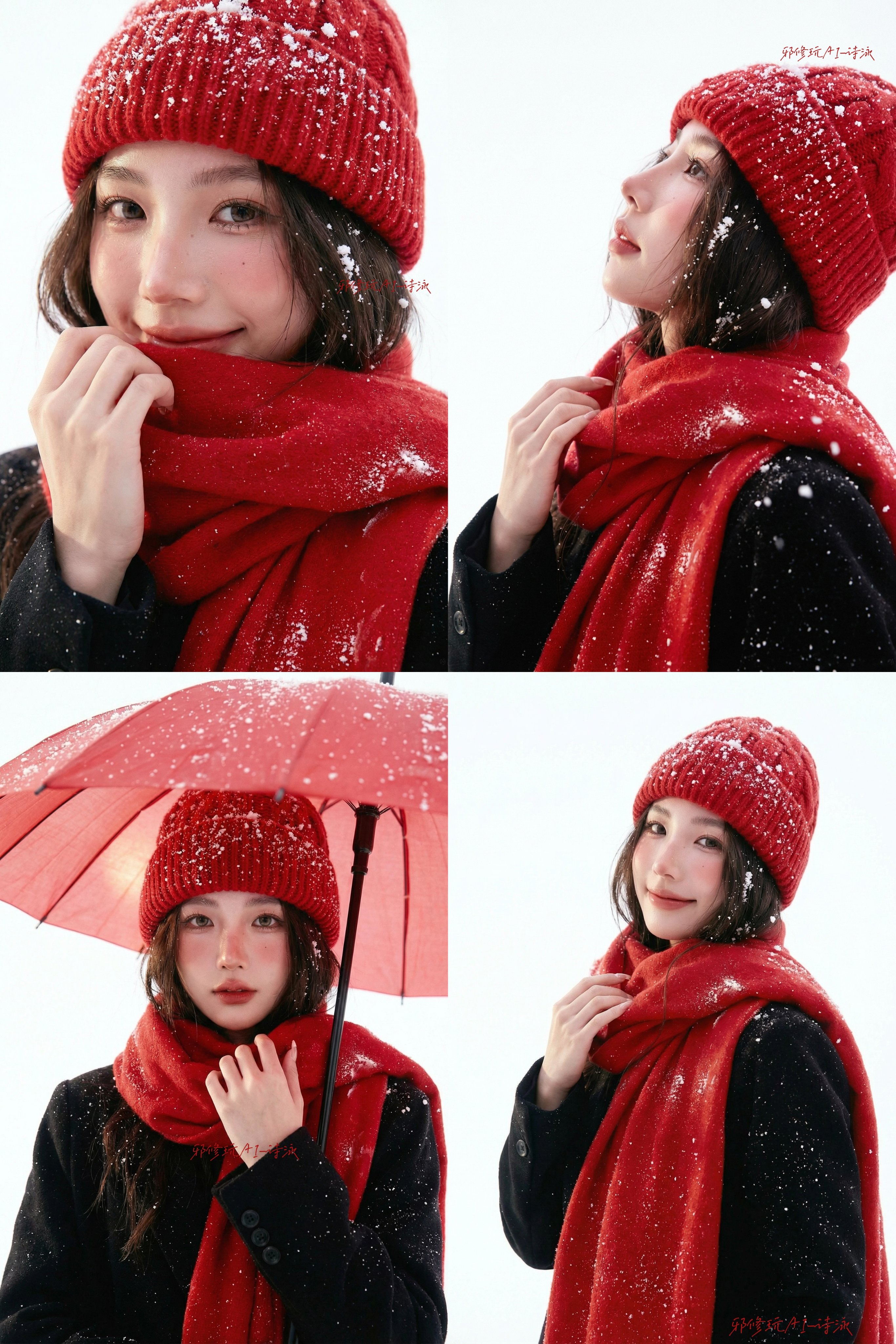 Christmas Photo Shoot, People, nanoBanana-Pro, 3D, Artificial Intelligence reference image