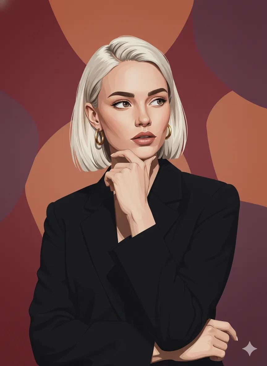 Transform Your Photo into a Vivid Digital Illustration Using Gemini Nano Banana Pro, Illustration, nanoBanana-Pro, Bold Style, Confident Look reference image