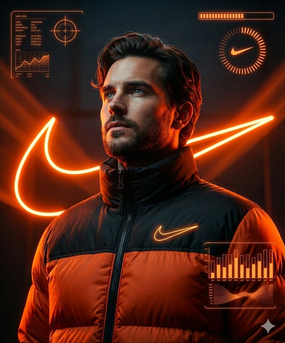 High-Definition Portrait of a Young Man, People, nanoBanana-Pro, Cyberpunk, Futuristic reference image