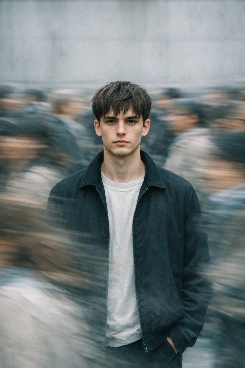 Without Discipline, Money Becomes Noise, City, nanoBanana-Pro, Cinematic Portrait, Contemporary Storytelling reference image