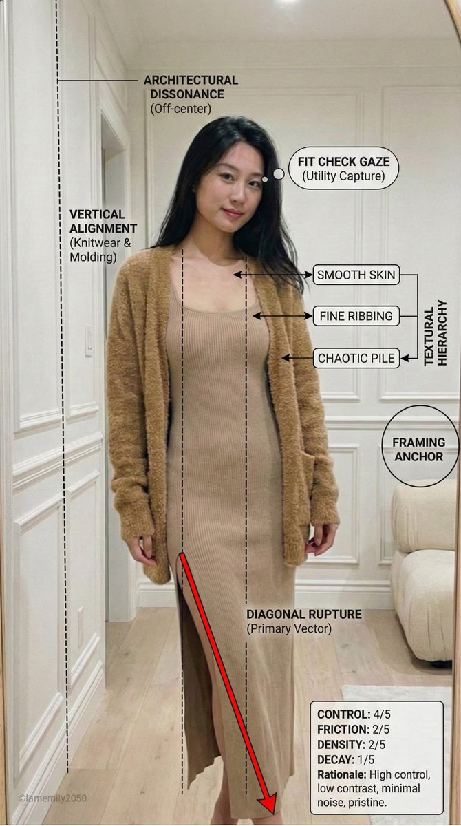 Structural Tension Reader - Editorial Overlay System, Fashion, nanoBanana-Pro, Analytical Overlay, Anomaly Detection reference image