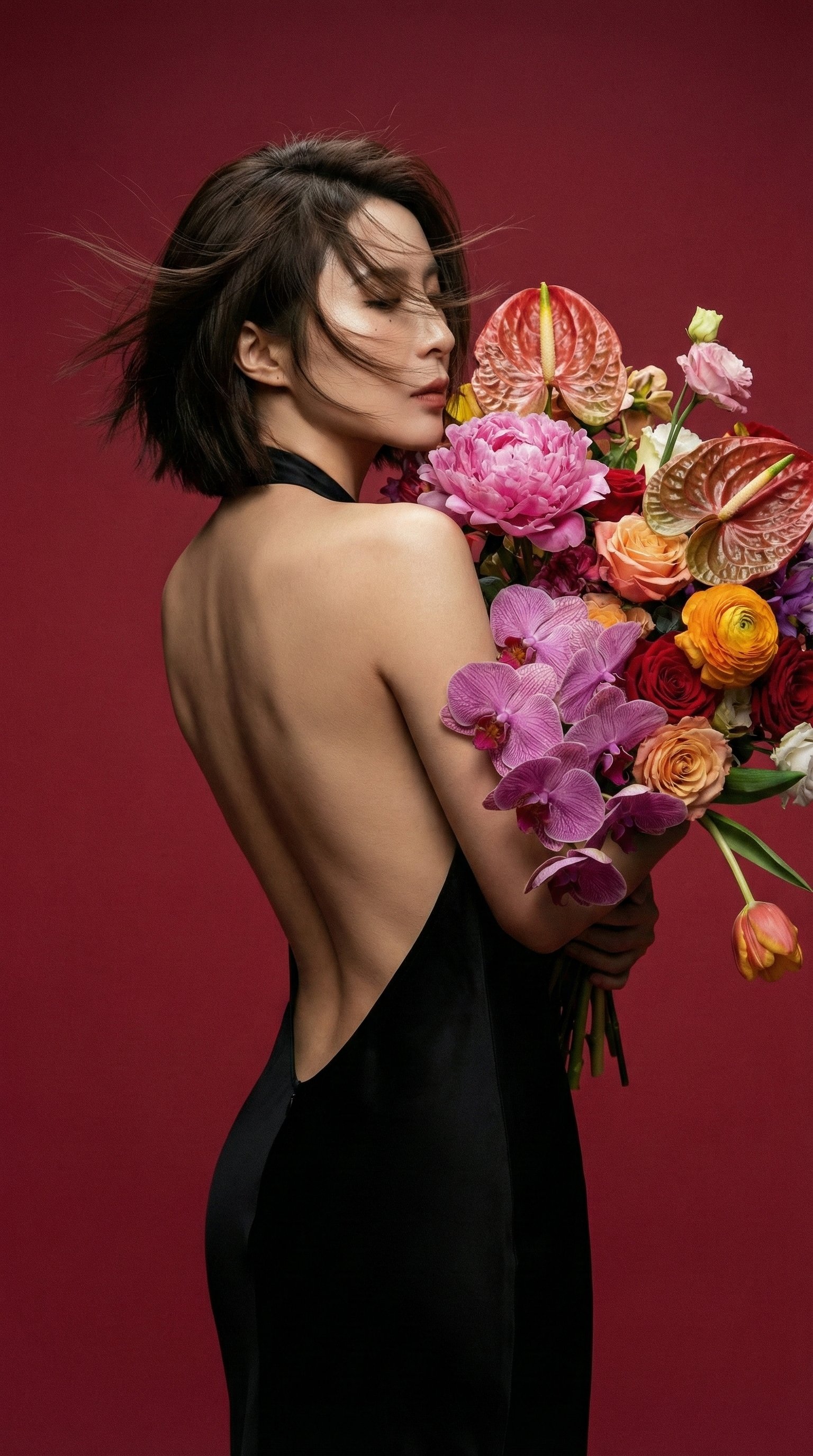 Fashionable Backless Photo, Fashion, nanoBanana-Pro, 人物, 国风 reference image, image 2 of 7