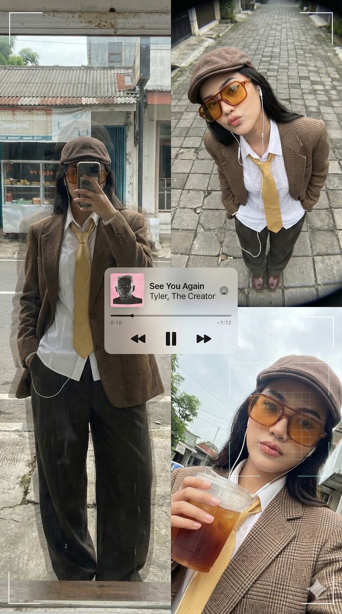 Urban Streetwear Editorial Collage – Indonesian City Mood, City, nanoBanana-Pro, Concrete Texture, Editorial Mood reference image