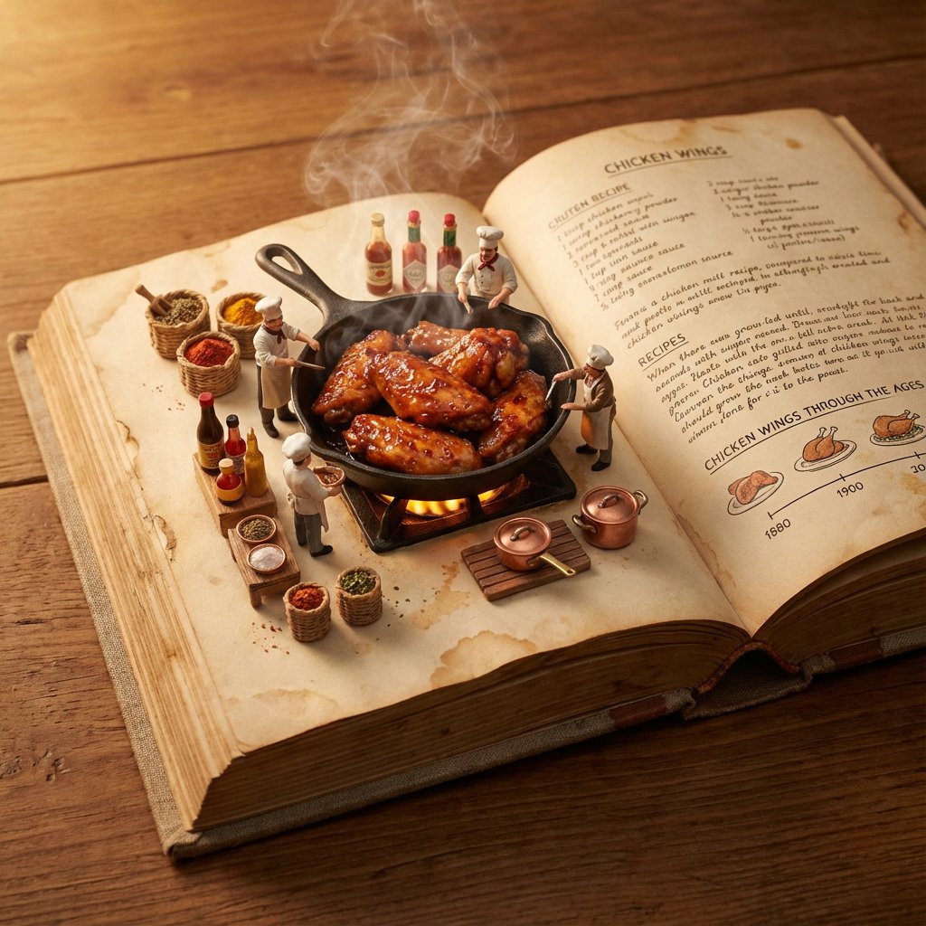 Nano Banana Pro Food Prompt, Food, nanoBanana-Pro, 3D Miniature Kitchen, Appetizing Details reference image