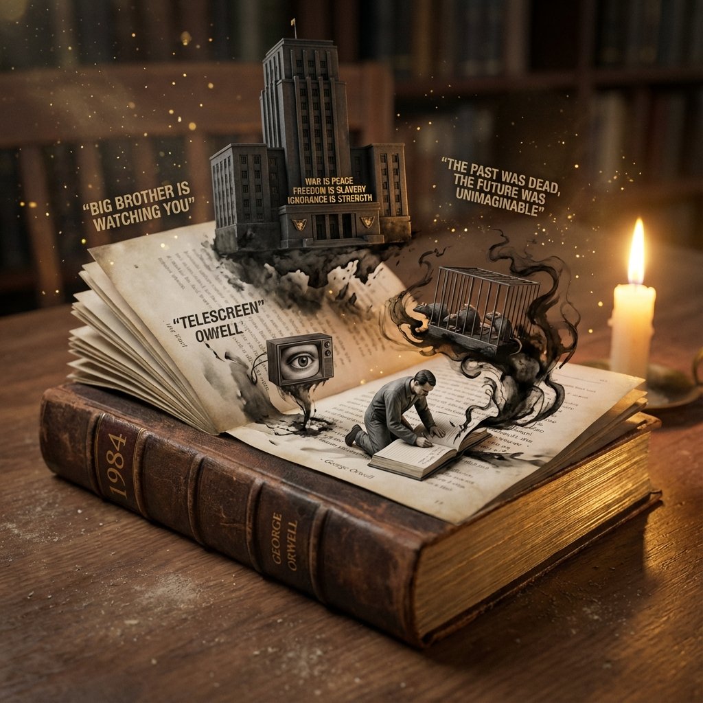 书籍栩栩如生的提示，3D，nanoBanana-Pro，3D Story Eruption, Classic Literature风格参考图