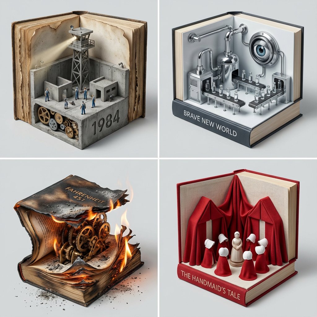 Nano Banana pro Book Prompts Analysis, Architecture, nanoBanana-Pro, Book Diorama, Brass Mechanisms reference image