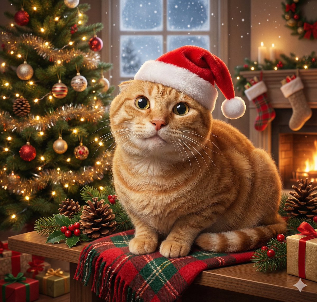 Universal Christmas Filter Effect, Festival, nanoBanana-Pro, Christmas Atmosphere, Festive Lighting reference image