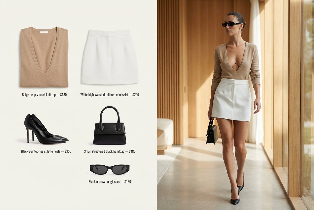 现代时尚编辑照片，时尚，nanoBanana-Pro，Elegant Accessories, Fashion Editorial风格参考图