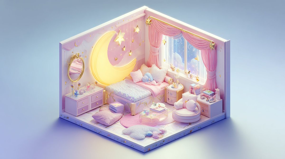 Kawaii Interior Design, Cute, nanoBanana-Pro, 产品, 人物 reference image, image 4 of 4