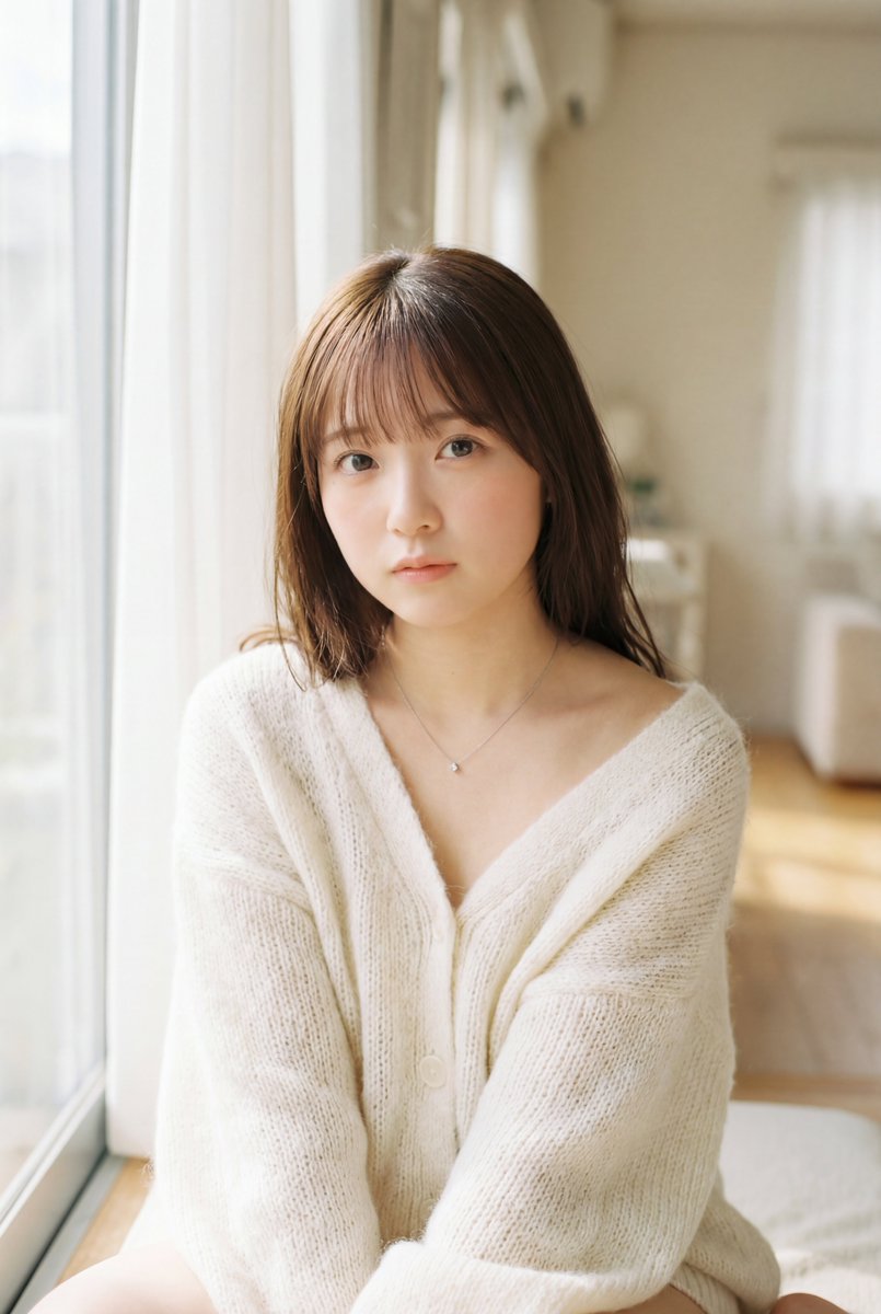 Japanese Idol Photobook Portrait, People, nanoBanana-Pro, Ethereal, Japanese Idol reference image
