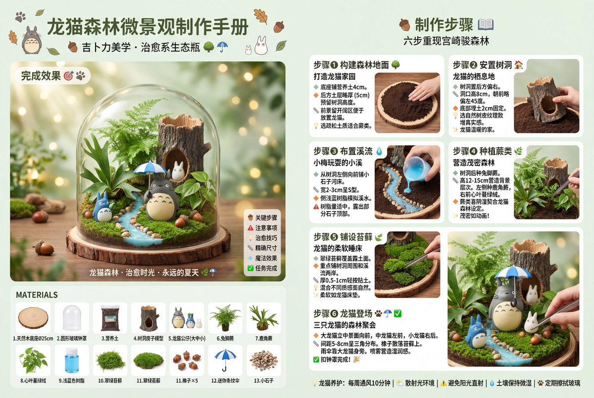 DIY Miniature Hero Landscape, Landscape, nanoBanana-Pro, Artistic Expression, Creative Gift reference image