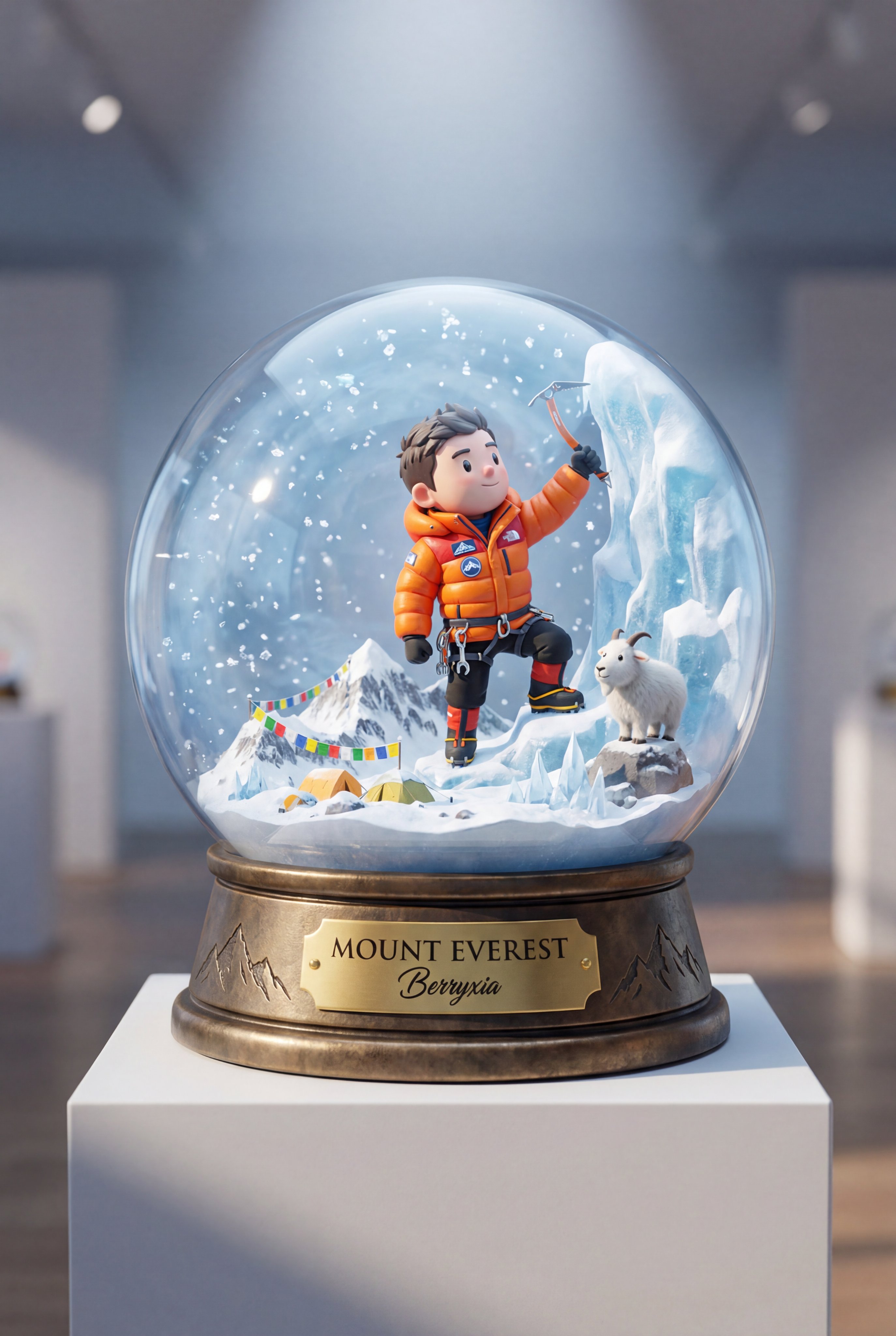 Childhood Snow Globe Memory, 3D, nanoBanana-Pro, 人物, 现实 reference image, image 2 of 4