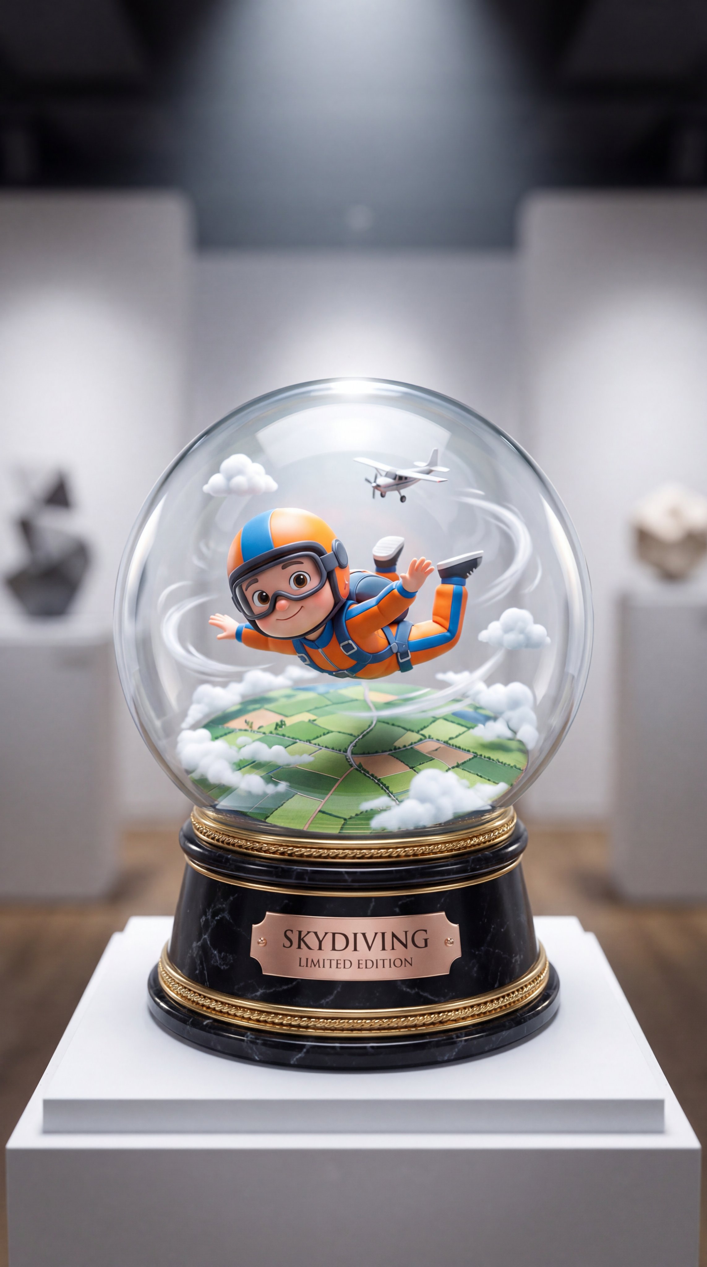 Childhood Snow Globe Memory, 3D, nanoBanana-Pro, 人物, 现实 reference image, image 3 of 4