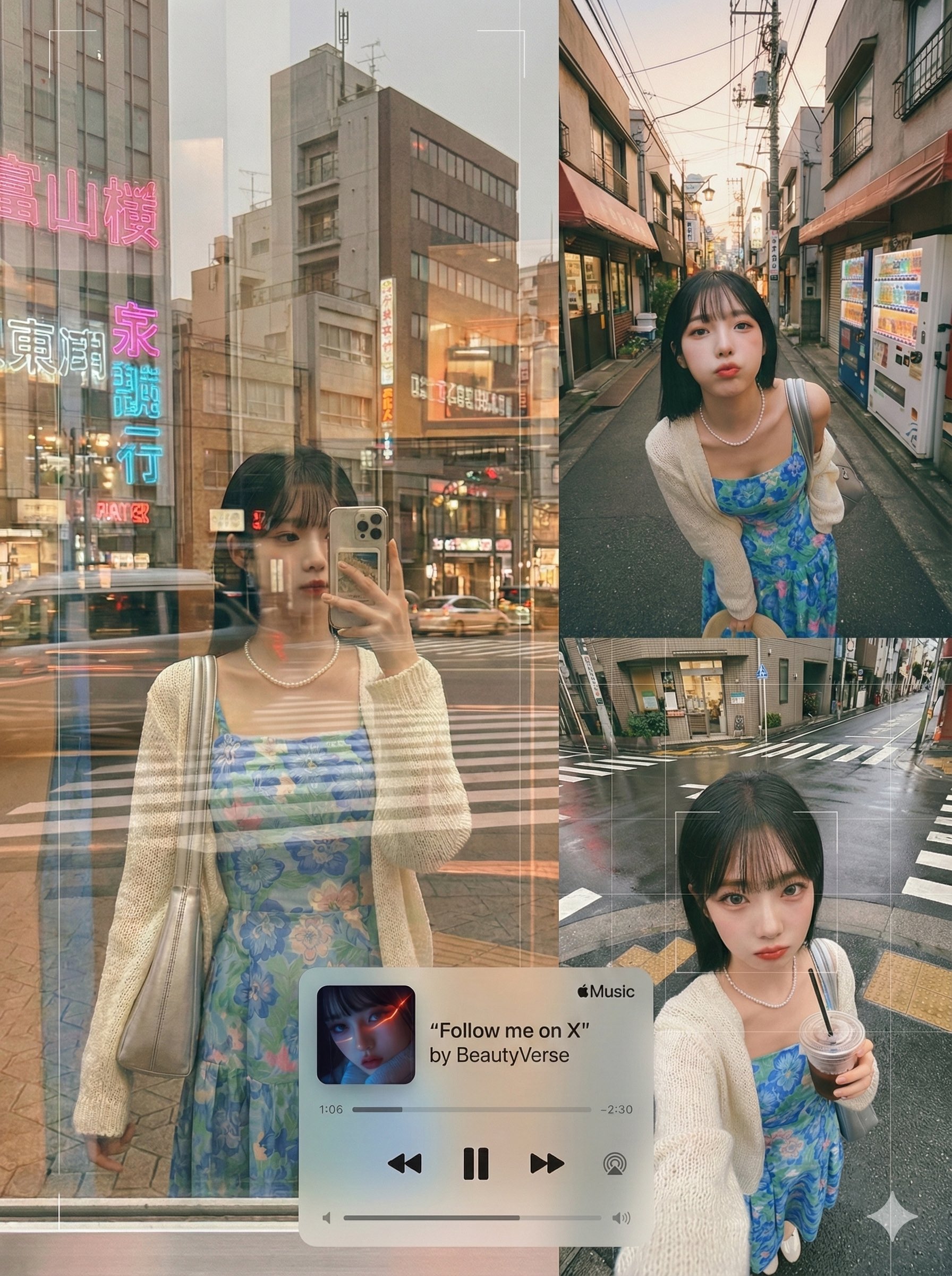 Urban Streetwear Editorial Collage (Japan Edition), Fashion, nanoBanana-Pro, Collage, Editorial reference image