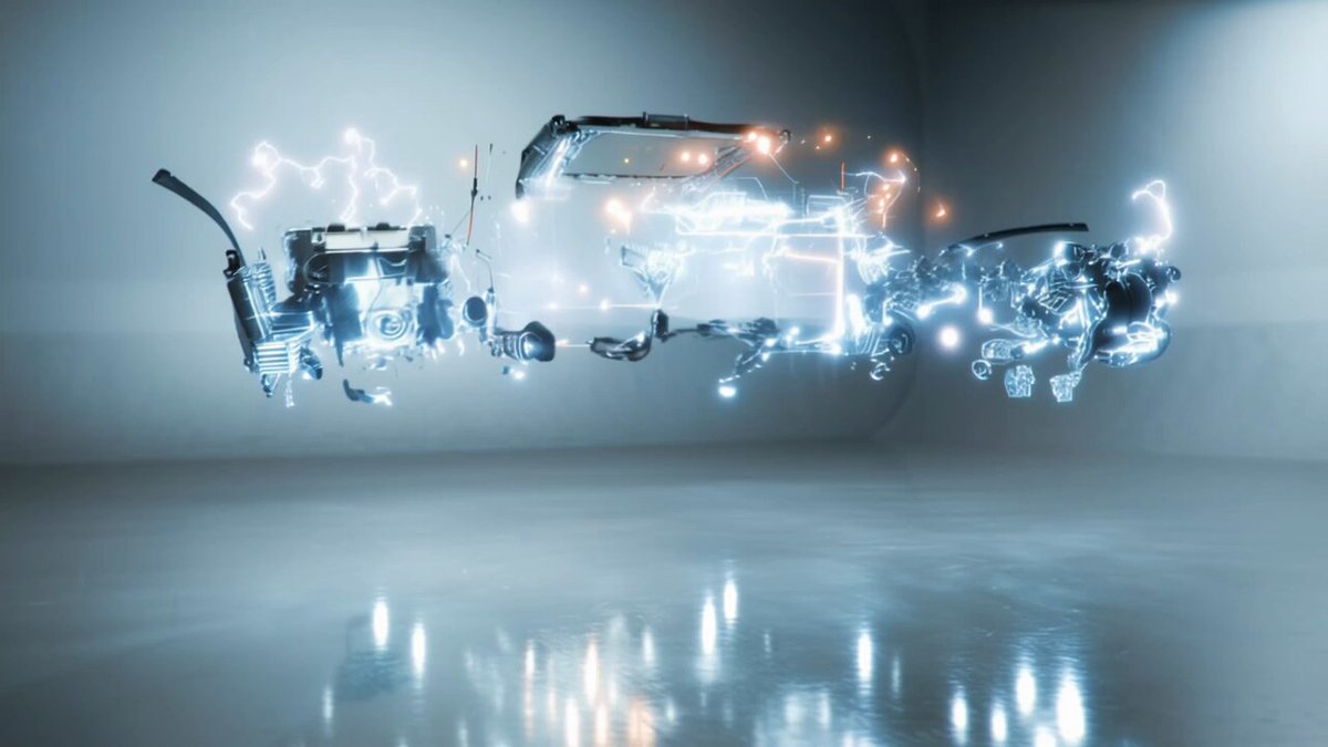 黑 Ferrari 晕光组装展示，产品，nanoBanana-Pro，360-Degree, 3D风格参考图