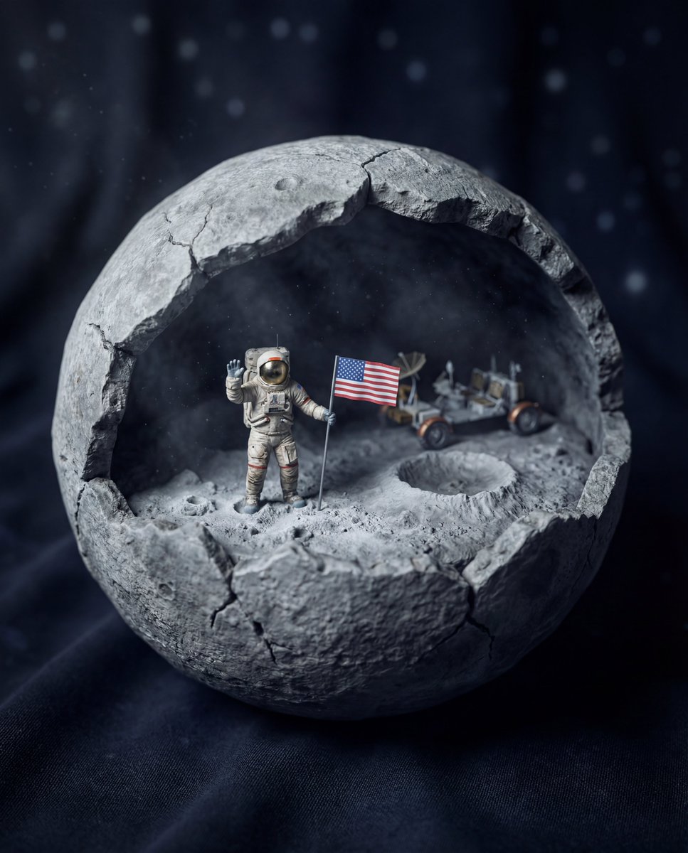 Miniature World Inside a Sphere, Realistic, nanoBanana-Pro, Photorealistic, 现实 reference image, image 3 of 4