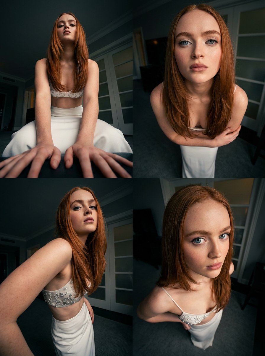 Sadie Sink - Nano Banana Pro, People, nanoBanana-Pro, Cinematic Lighting, Crisp Textures reference image