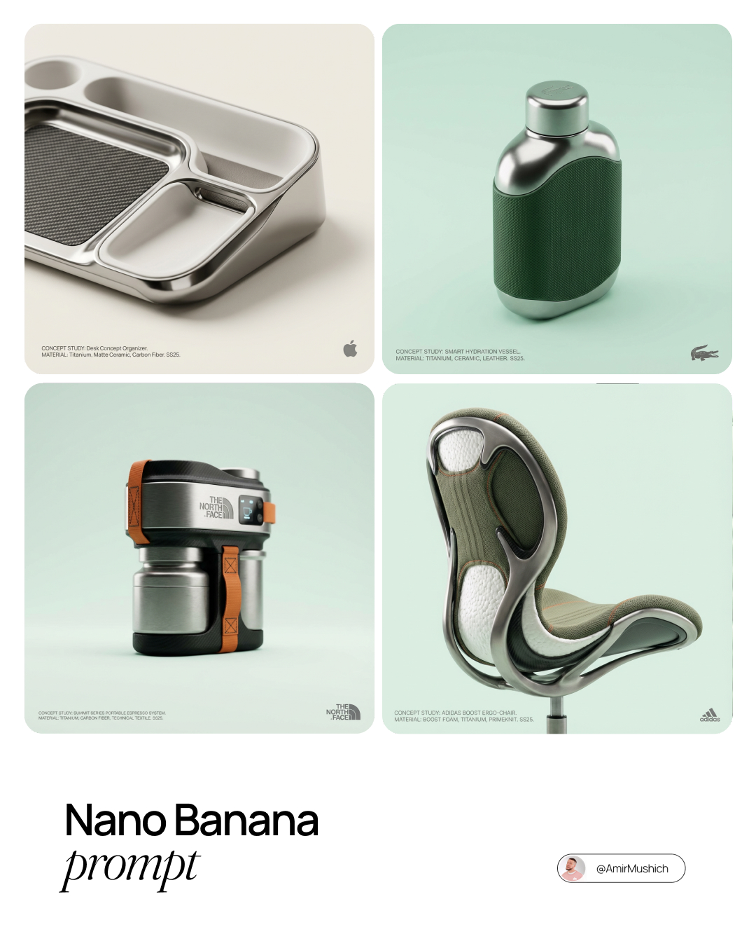 High-End Product Concept Analysis, Product, nanoBanana-Pro, 摄影风格, 高端设计 reference image