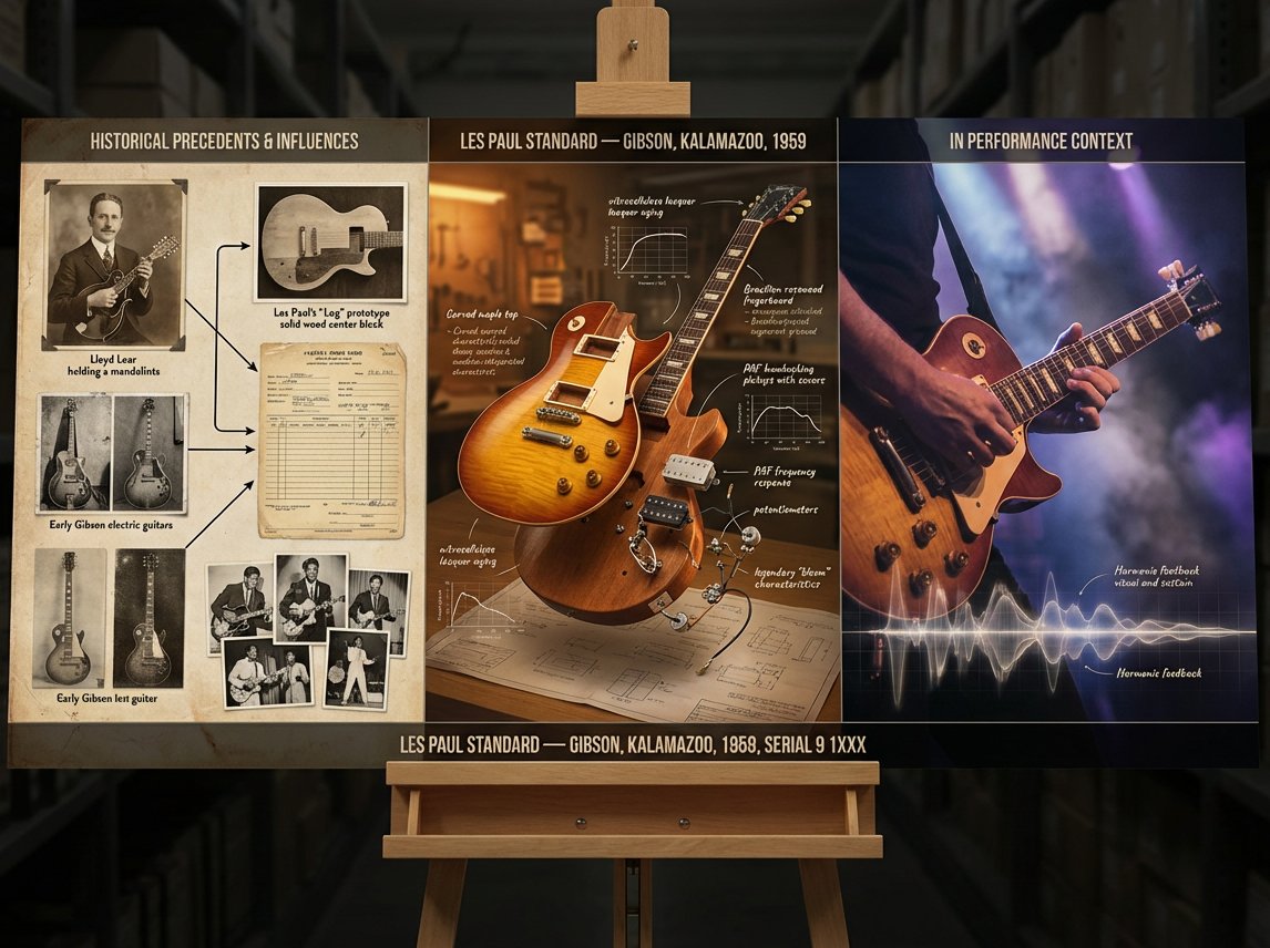Nano Banana Pro Instrument Genealogy, in Firefly, History, nanoBanana-Pro, Acoustic Analysis, Concert Hall Ambiance reference image