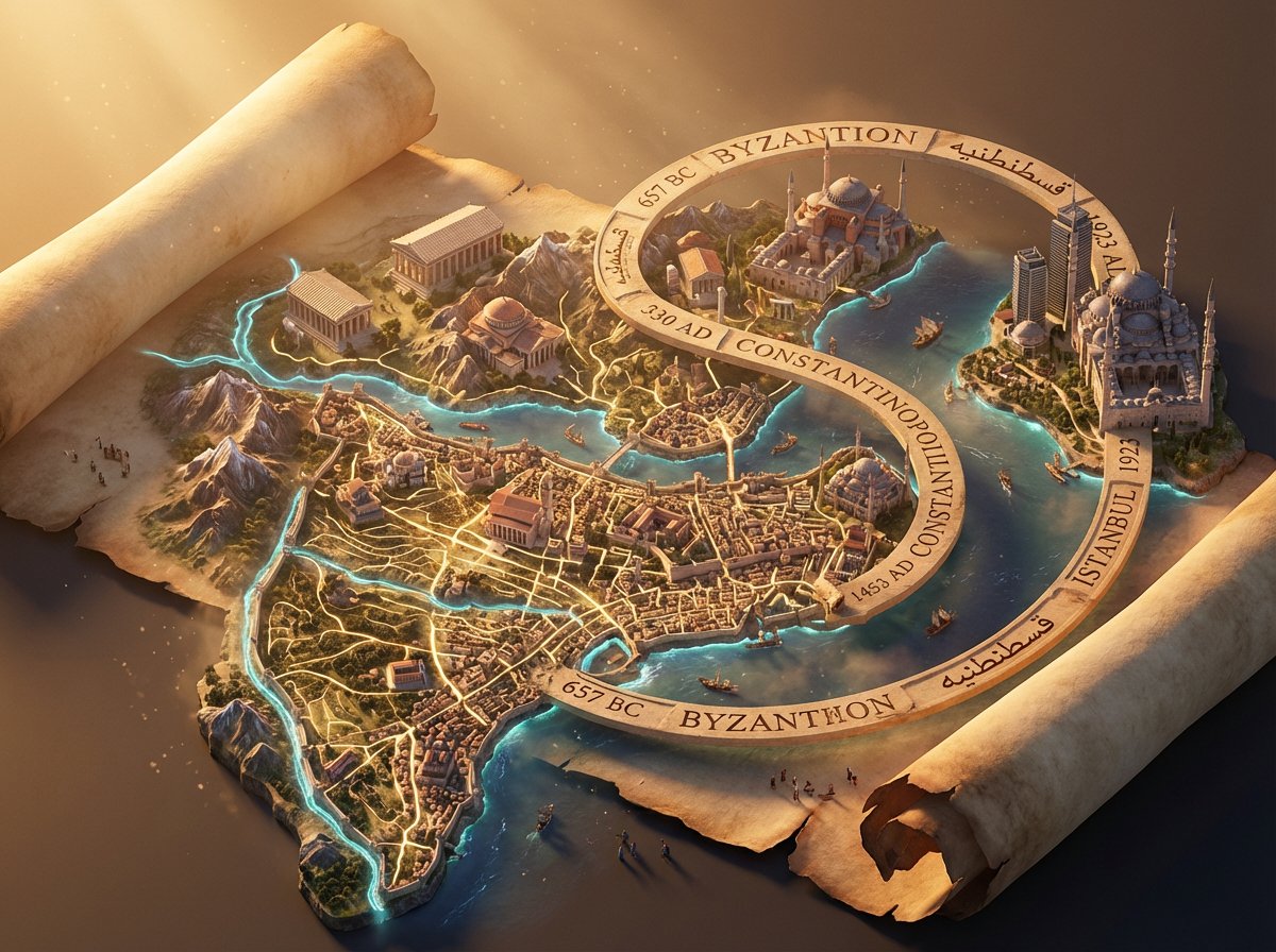 纳米香蕉Pro 3D等距图集场景，在飞火流星中，影视，nanoBanana-Pro，3D Isometric, Ancient Map风格参考图