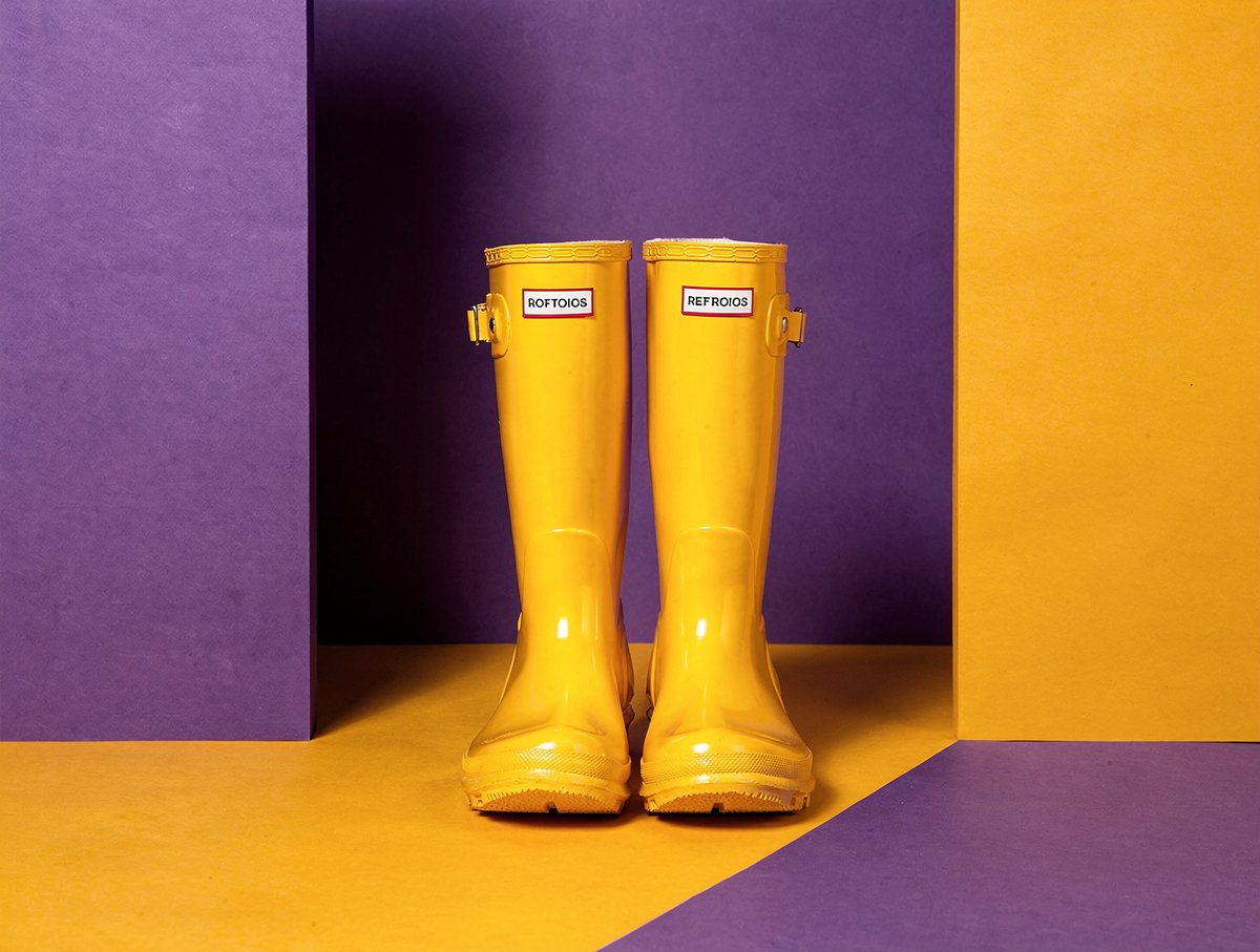Color Block Product Photography with FLUX.2 in @AdobeFirefly, Product, nanoBanana-Pro, Color Block Design, Editorial Photography reference image