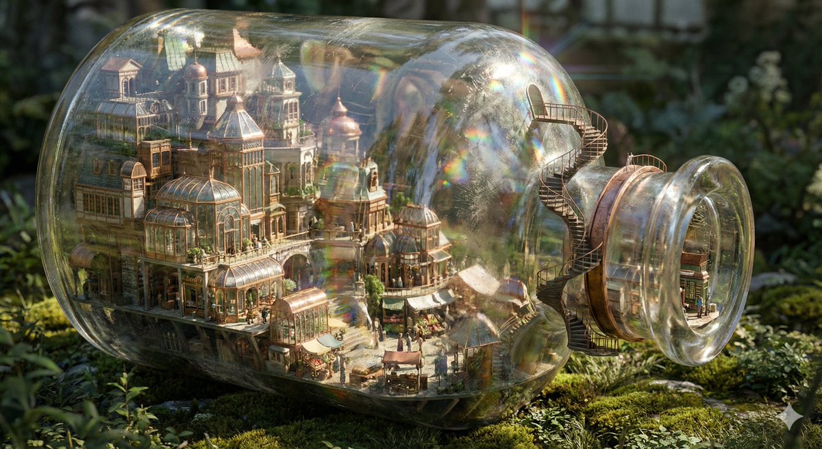 Object Turned Civilization, City, nanoBanana-Pro, 城市, Photorealistic reference image, image 4 of 4