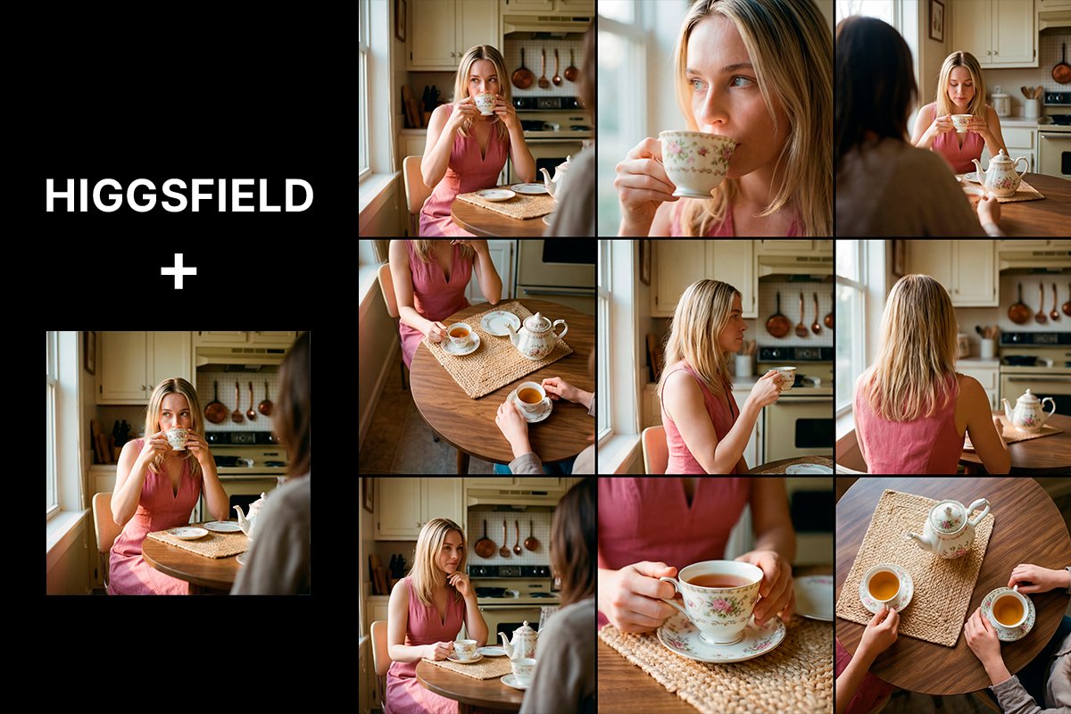 Cozy Tea Moment Lifestyle Photo Series, Film, nanoBanana-Pro, Cinematic Lifestyle, Cozy Kitchen reference image