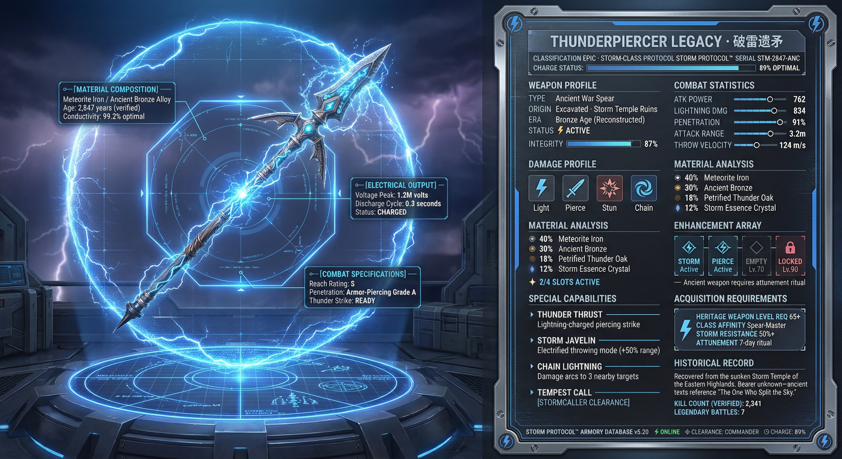 Cyber Fantasy Holographic Weapon System, Fantasy, nanoBanana-Pro, 科技, Technology reference image, image 3 of 4