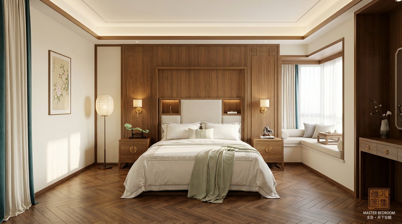 House Decoration Design Scenario, Architecture, nanoBanana-Pro, 装潢, Warm Lighting reference image, image 2 of 4