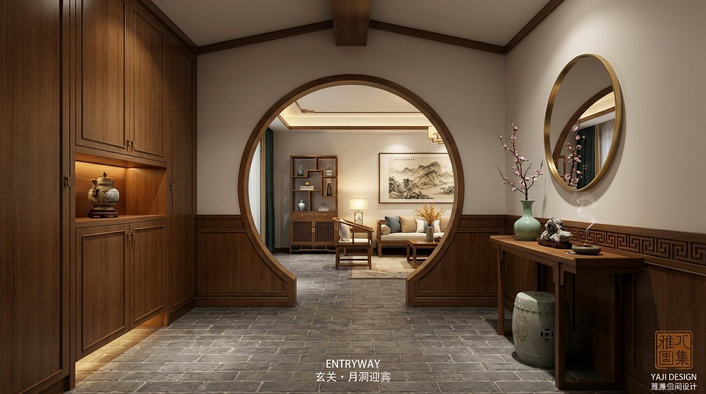 House Decoration Design Scenario, Architecture, nanoBanana-Pro, 装潢, Warm Lighting reference image, image 3 of 4