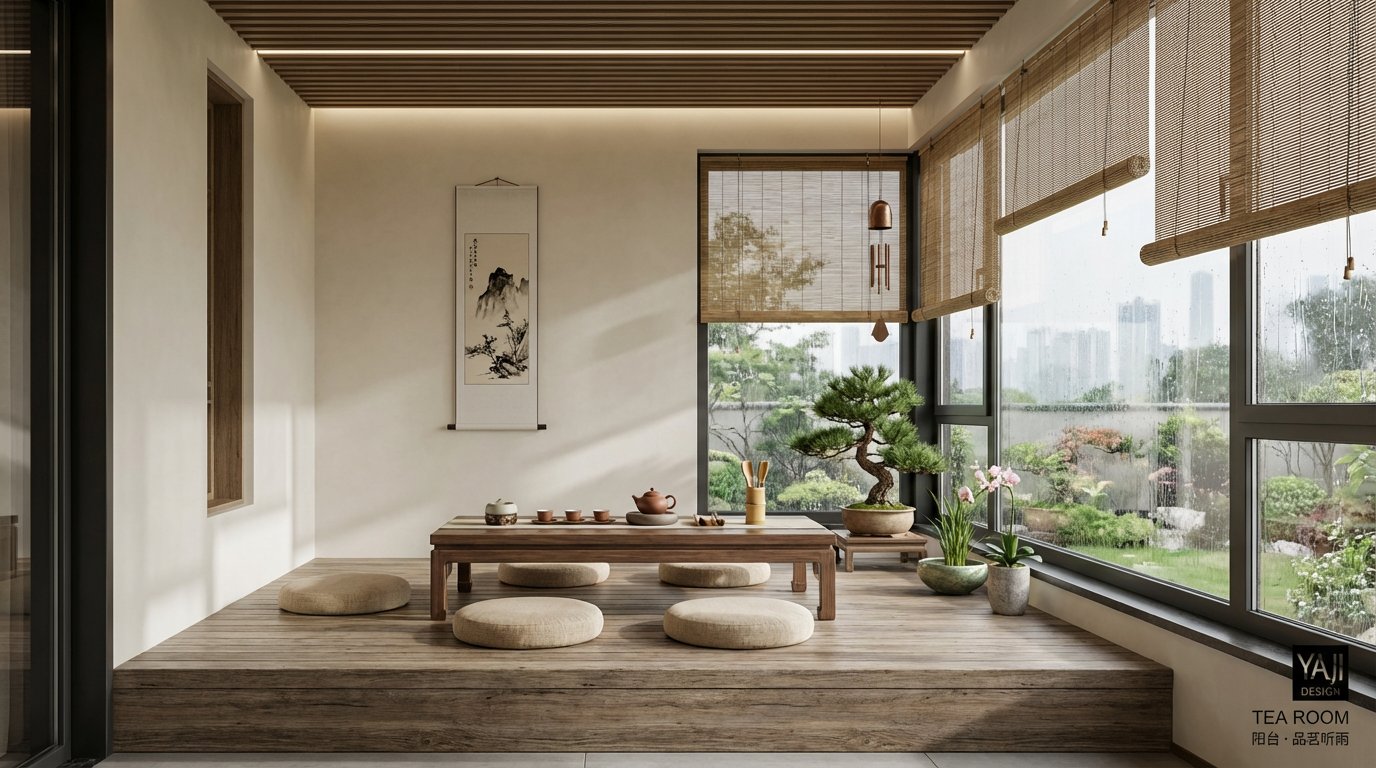 House Decoration Design Scenario, Architecture, nanoBanana-Pro, 装潢, Warm Lighting reference image, image 4 of 4