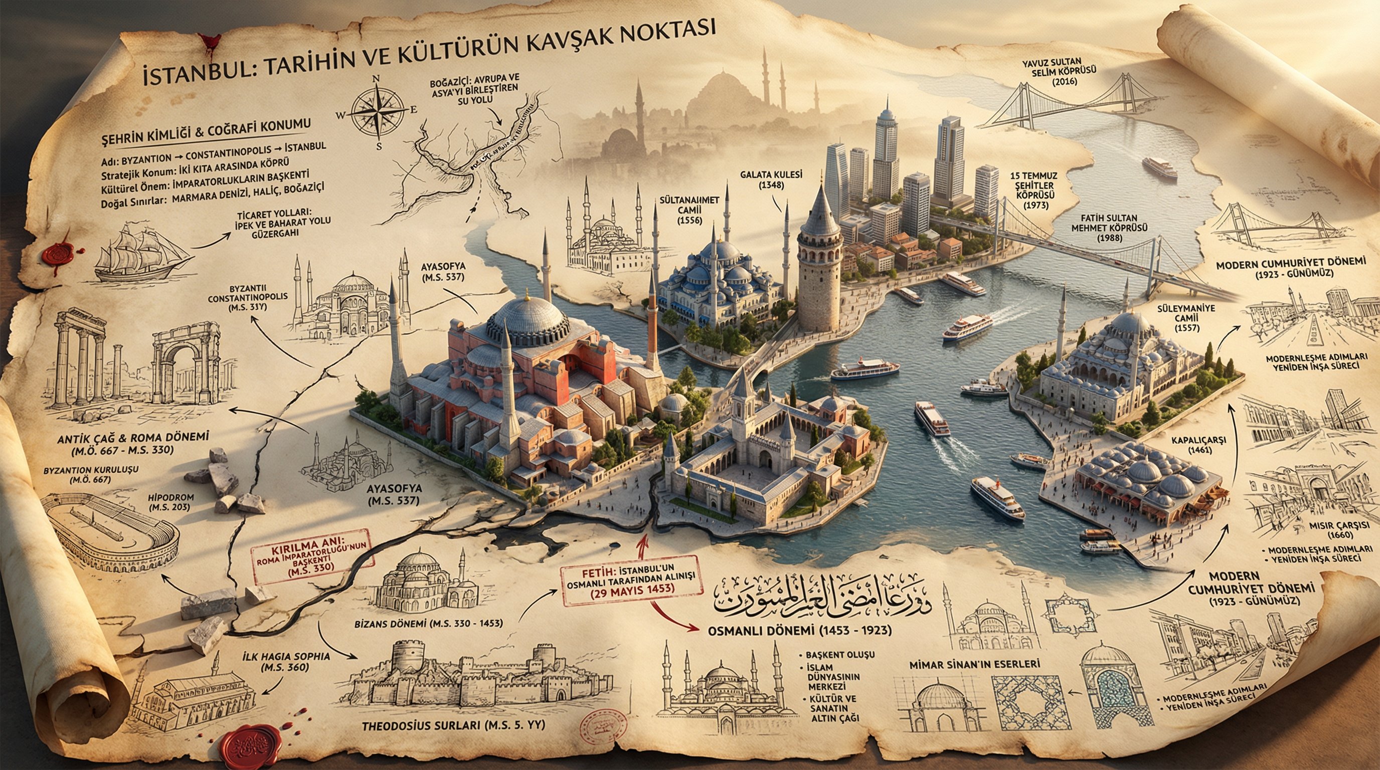 Parchment Series | Memory of Cities, City, nanoBanana-Pro, 3D Isometric, Architectural Evolution reference image